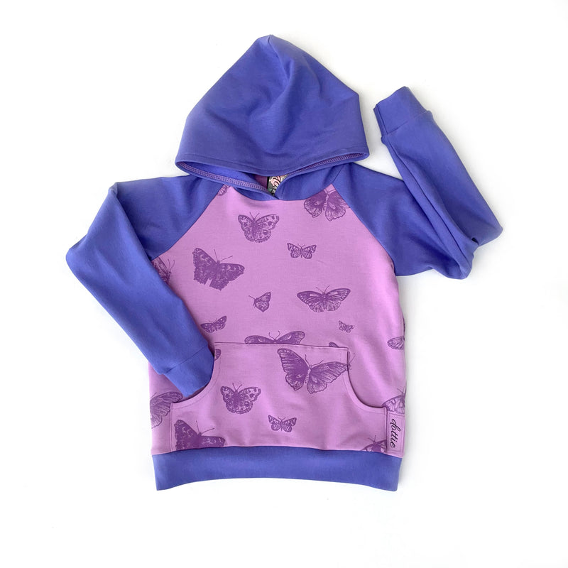 Butterfly bamboo fleece hoodie