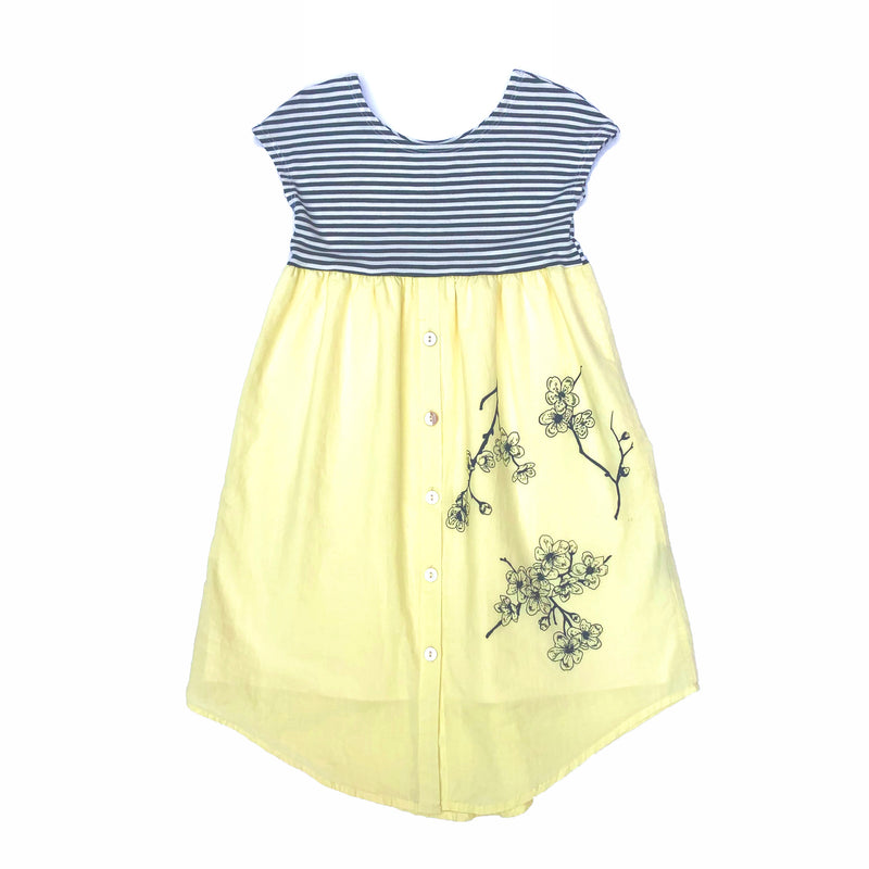 Butter Yellow Blossoms Size 6-8