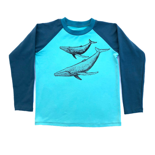 Bamboo Long Sleeve Whale Shirt