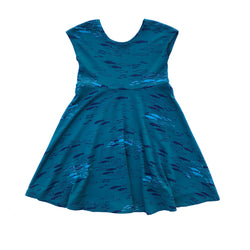 Teal Narwhal Dress